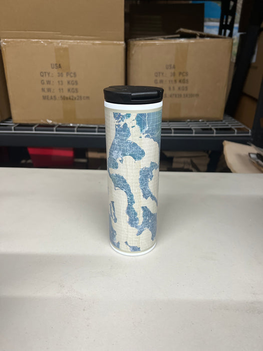 Whidbey Island WA 17oz Tumbler in Afternoon