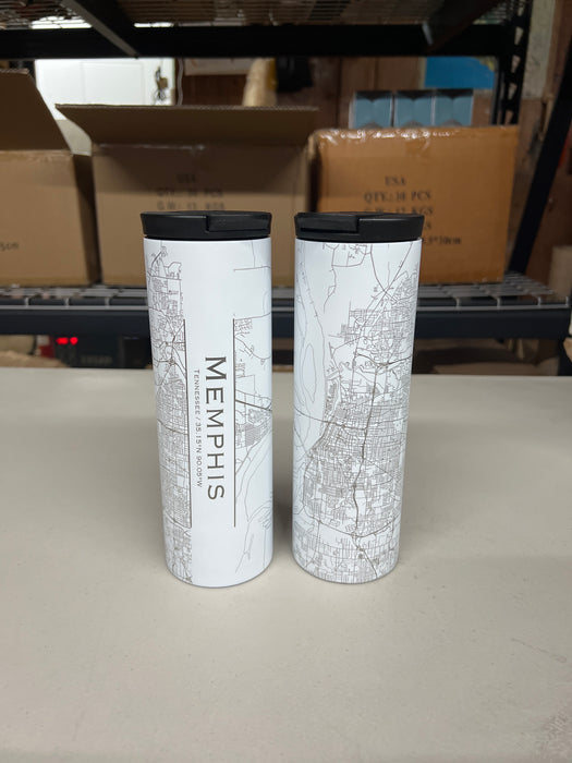 Memphis TN Tumbler in White