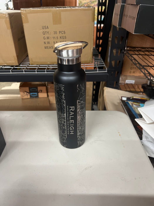 Raleigh NC Bottle in Matte Black