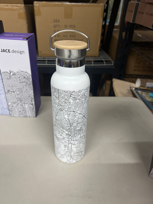 Raleigh NC Bottle in Matte White
