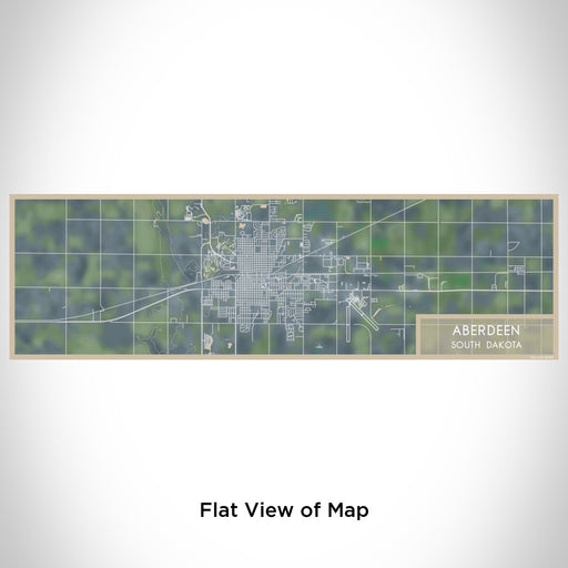 Flat View of Map Custom Aberdeen South Dakota Map Enamel Mug in Afternoon