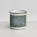 Front View Custom Aberdeen South Dakota Map Enamel Mug in Afternoon