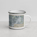 Right View Custom Addison Texas Map Enamel Mug in Afternoon