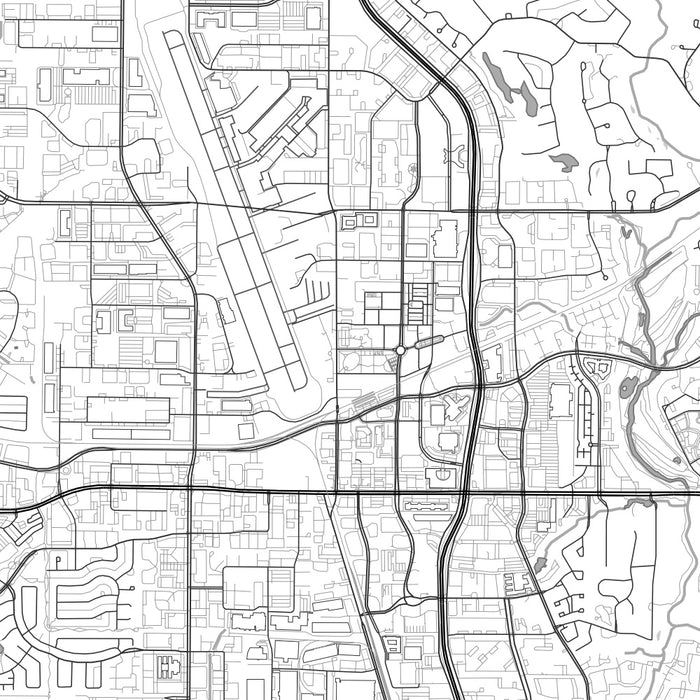 Addison - Texas Map Print in Classic — JACE Maps