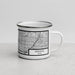 Right View Custom Addison Texas Map Enamel Mug in Classic