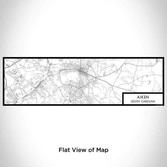 Flat View of Map Custom Aiken South Carolina Map Enamel Mug in Classic
