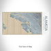 Rendered View of Alameda California Map on 17oz Stainless Steel Insulated Bottle with printed afternoon style map