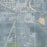 Alamosa Colorado Map Print in Afternoon Style Zoomed In Close Up Showing Details