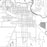 Alamosa Colorado Map Print in Classic Style Zoomed In Close Up Showing Details