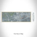 Rendered View of Allentown Pennsylvania Map on 10oz Stainless Steel Insulated Cup in Afternoon with Sliding Lid
