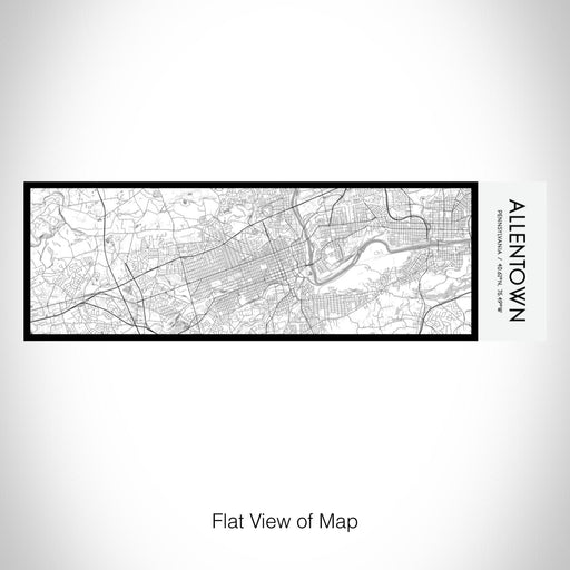Rendered View of Allentown Pennsylvania Map on 10oz Stainless Steel Insulated Cup in Classic with Sliding Lid
