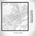Rendered View of Allentown Pennsylvania Map on 17oz Stainless Steel Insulated Tumbler in Classic Map Style