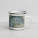 Right View Custom Alliance Texas Map Enamel Mug in Afternoon