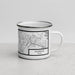 Right View Custom Alliance Texas Map Enamel Mug in Classic