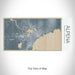 Rendered View of Alpena Michigan Map on 17oz Stainless Steel Insulated Bottle with printed afternoon style map