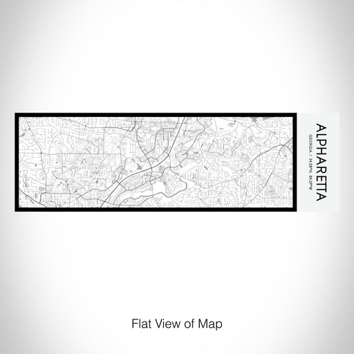 Rendered View of Alpharetta Georgia Map on 10oz Stainless Steel Insulated Cup in Classic with Sliding Lid