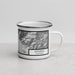 Right View Custom Altadena California Map Enamel Mug in Classic