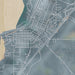 American Falls Idaho Map Print in Afternoon Style Zoomed In Close Up Showing Details