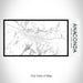 Rendered View of Anaconda Montana Map on 17oz Stainless Steel Insulated Bottle with printed classic style map