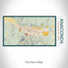 Rendered View of Anaconda Montana Map on 17oz Stainless Steel Insulated Bottle with printed woodblock style map