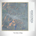 Rendered View of Anaconda Montana Map on 17oz Stainless Steel Insulated Tumbler in Afternoon Map Style