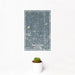 12x18 Andover Minnesota Map Print Portrait Orientation in Afternoon Style With Small Cactus Plant in White Planter