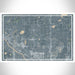 Andover Minnesota Map Print Landscape Orientation in Afternoon Style With Shaded Background