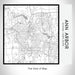 Rendered View of Ann Arbor Michigan Map on 17oz Stainless Steel Insulated Tumbler in Classic Map Style