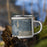 Right View Custom Anoka Minnesota Map Enamel Mug in Afternoon on Grass With Trees in Background