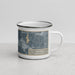 Right View Custom Anoka Minnesota Map Enamel Mug in Afternoon