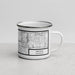 Right View Custom Anoka Minnesota Map Enamel Mug in Classic