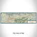 Flat View of Map Custom Apple Hill California Map Enamel Mug in Woodblock