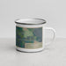 Right View Custom Arcadia Nebraska Map Enamel Mug in Afternoon