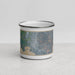 Front View Custom Arcata California Map Enamel Mug in Afternoon