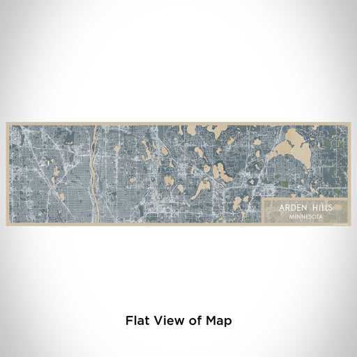 Flat View of Map Custom Arden Hills Minnesota Map Enamel Mug in Afternoon