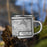 Right View Custom Arden Hills Minnesota Map Enamel Mug in Classic on Grass With Trees in Background