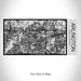 Rendered View of Arlington Texas Map on 17oz Stainless Steel Insulated Cola Bottle in Stainless