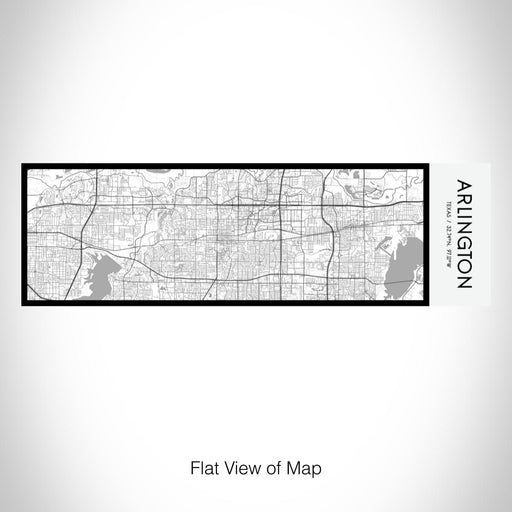 Rendered View of Arlington Texas Map on 10oz Stainless Steel Insulated Cup in Classic with Sliding Lid