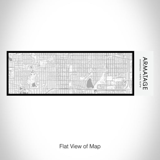 Rendered View of Armatage Minneapolis Map on 10oz Stainless Steel Insulated Cup in Classic with Sliding Lid