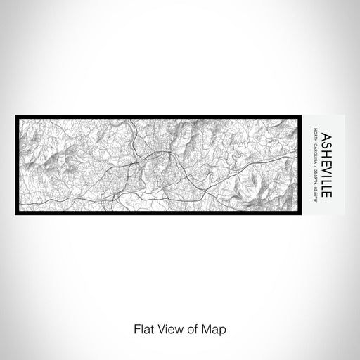 Rendered View of Asheville North Carolina Map on 10oz Stainless Steel Insulated Cup in Classic with Sliding Lid