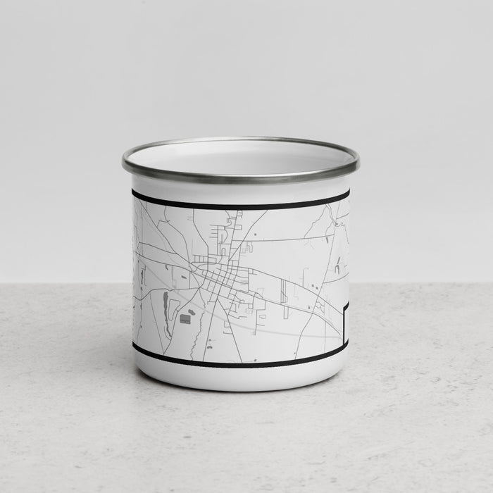 Front View Custom Ashford Alabama Map Enamel Mug in Classic