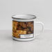 Right View Custom Ashford Alabama Map Enamel Mug in Ember