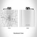 Rendered View of Ashford Alabama Map Engraving on 6oz Stainless Steel Flask in White