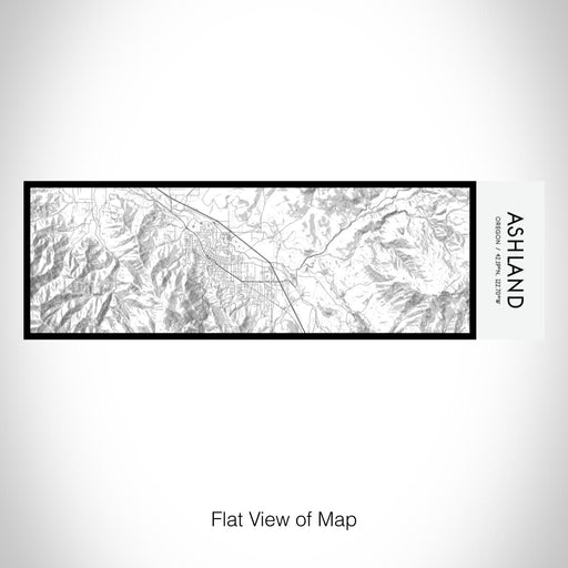 Rendered View of Ashland Oregon Map on 10oz Stainless Steel Insulated Cup in Classic with Sliding Lid