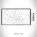 Rendered View of Athens Tennessee Map on 17oz Stainless Steel Insulated Bottle with printed classic style map