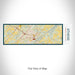 Rendered View of Athens Tennessee Map on 10oz Stainless Steel Insulated Cup in Woodblock with Sliding Lid