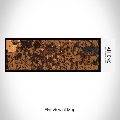 Rendered View of Athens Texas Map on 10oz Stainless Steel Insulated Cup in Ember with Sliding Lid