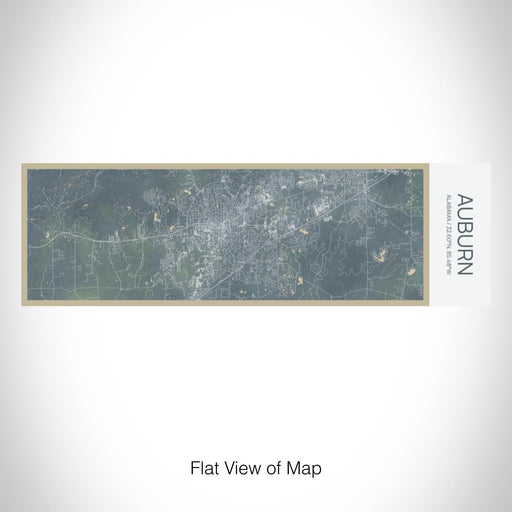Rendered View of Auburn Alabama Map on 10oz Stainless Steel Insulated Cup in Afternoon with Sliding Lid