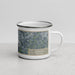 Right View Custom Augusta Georgia Map Enamel Mug in Afternoon
