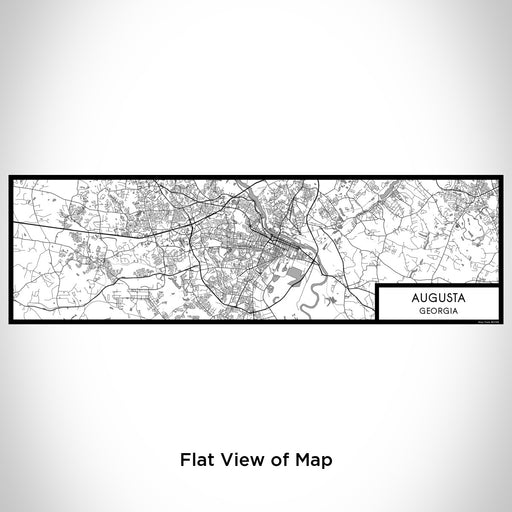 Flat View of Map Custom Augusta Georgia Map Enamel Mug in Classic